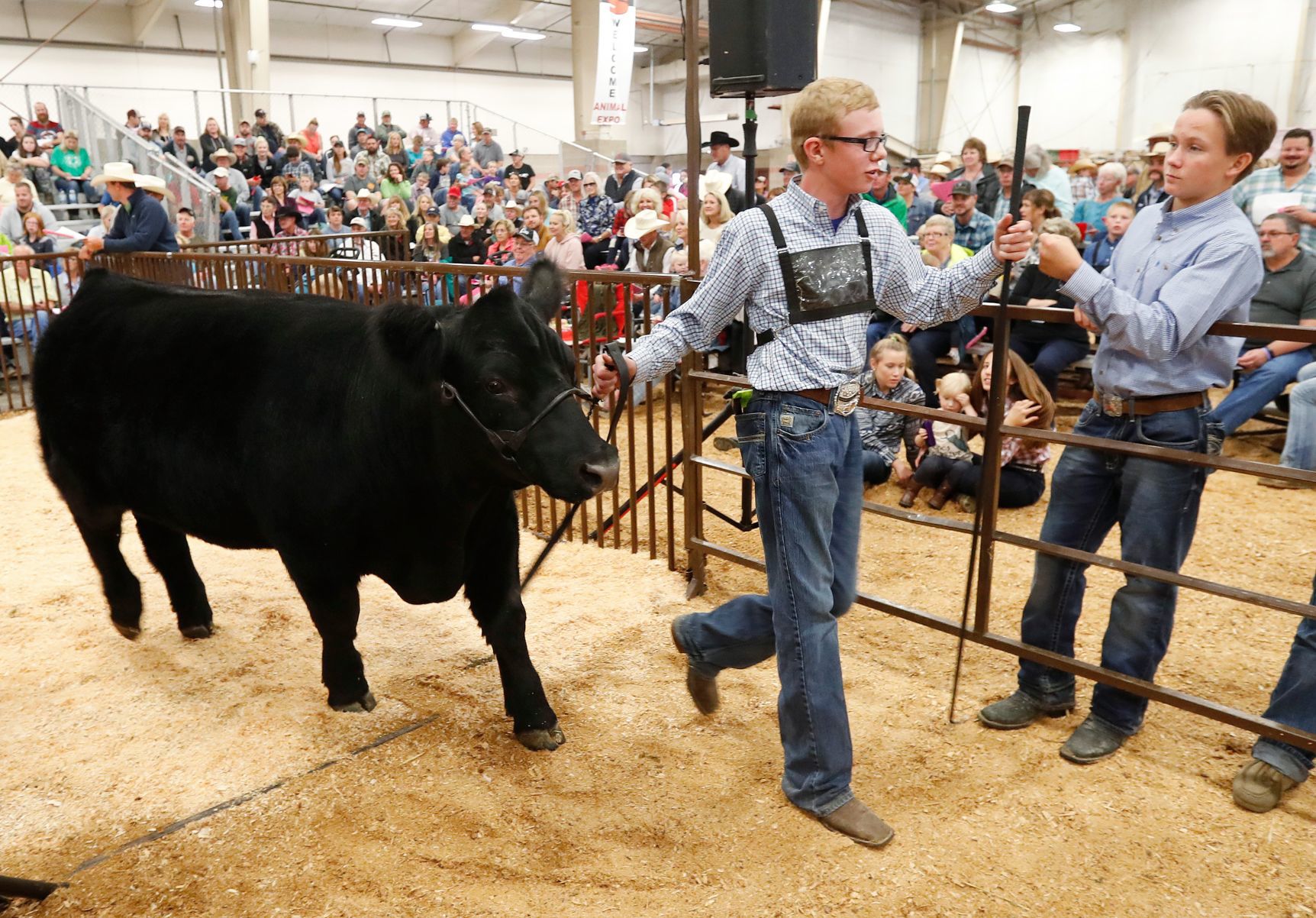 Connor Cook of the Worden Riverdale 4-H club